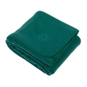Koc do jogi Bodhi Asana - butelkowa zieleń