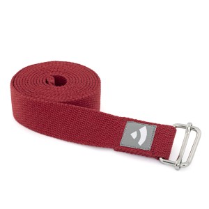 Pasek do jogi Bodhi Asana belt 2,5m - bordowy