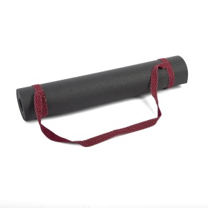 Pasek do transportu maty na rzep Bodhi Velcro - czerwony