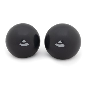 Piłeczki do pilatesu 2 x 1 kg - czarny