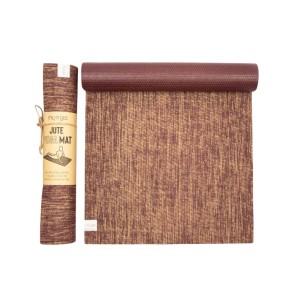 Mata do jogi myga Jute 5mm - bordowy
