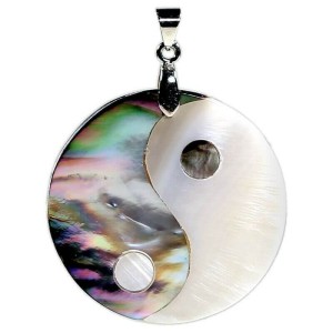 Zawieszka Yin Yang z masy perłowej