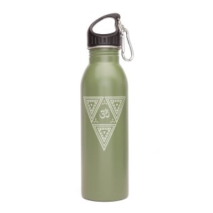 Butelka na wodę Bodhi - Om oliwkowy 700ml