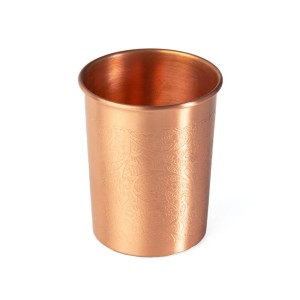 Zestaw 2 miedzianych kubków na wodę 250ml Bodhi - Ornaments