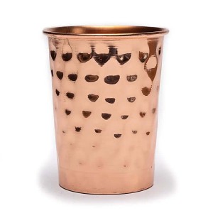 Miedziany kubek na wodę 250ml - Hammered