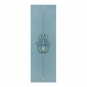 Mata do jogi Bodhi Leela 4,5mm - błękitny hamsa